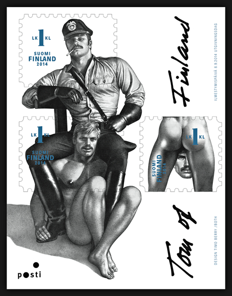 Tom of Finland Homoerotic Stamps