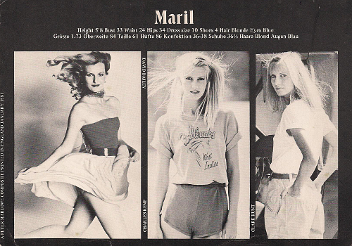 Maril Kemp, Laraine Ashton, London Peter Marlowe Models Composite ©