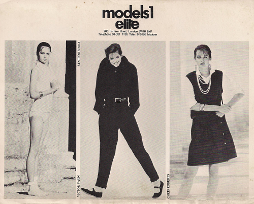 © Model: Persephone (Peter Marlowe Models Composite B), Photographers: Chris Roberts, Victor Yuan 1981, Hair: Ian Robson. Models1 London