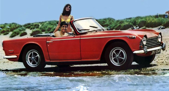 1967-1968 Signal Red Triumph TR5