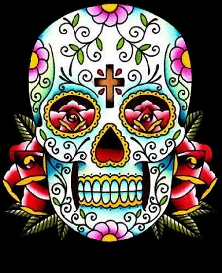 Sugar Skull Tattoo Design